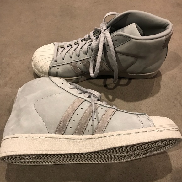 adidas Other - Adidas Originals Pro Model gray suede mens 9 NWOT